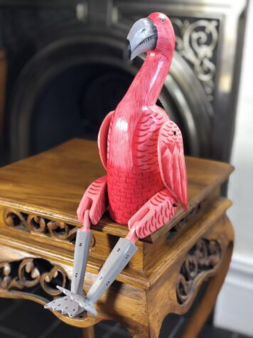 Sitting Flamingos