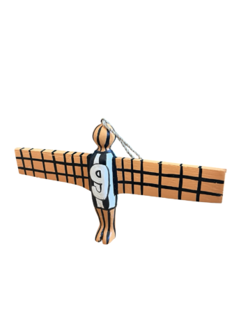Angel Newcastle Shirt Wooden Decoration