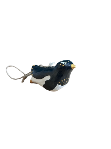 Swimming Seal Wooden Decoration