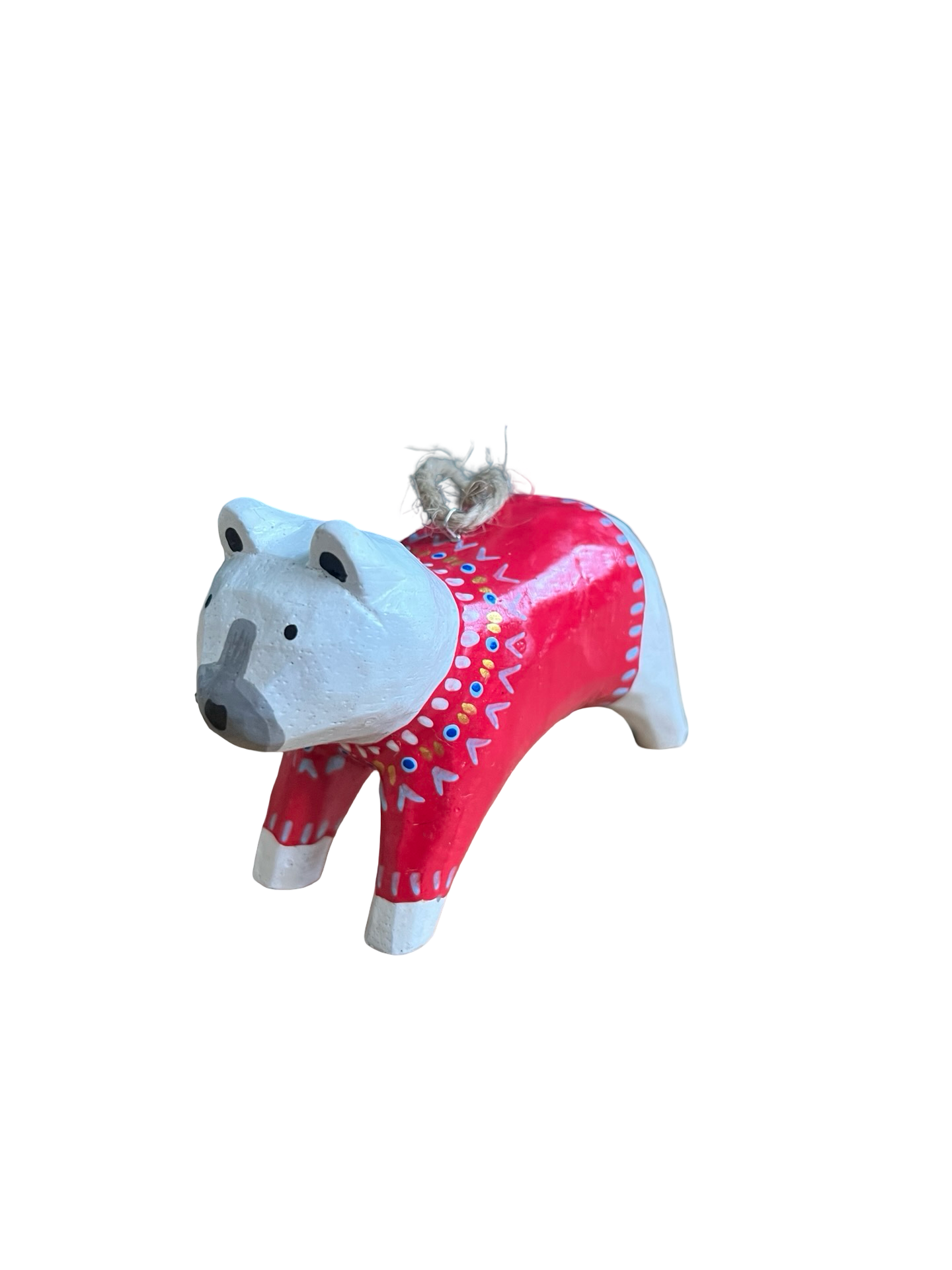Polar Bear Wooden Decoration