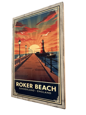 Roker Pier 20 x 30cm