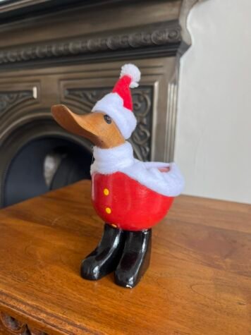Santa Duckling 13cm