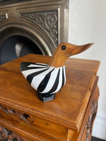 Black and White Duckling 13cm