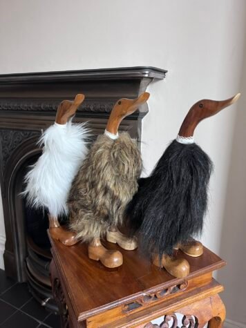 Fake Fur Coat Ducks